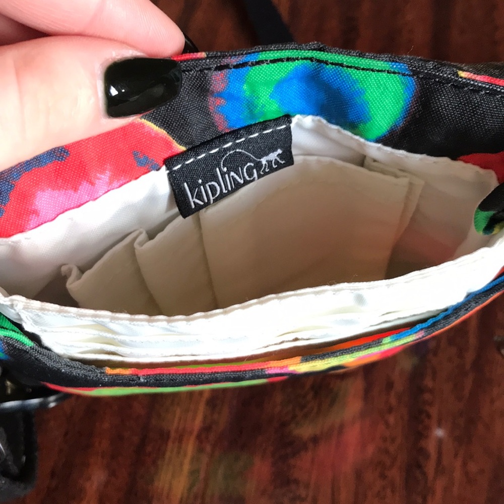 Kipling Black/Multi-Color Small Crossbody Bag - image 7